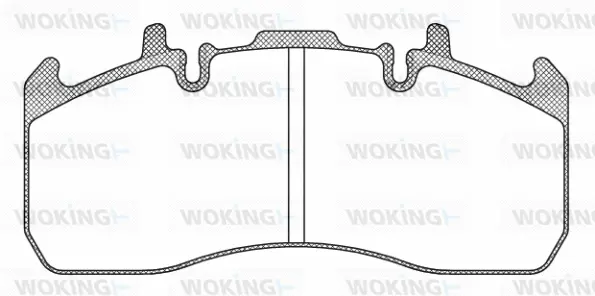 Brake Pad Set, disc brake (JSA 12173.10)