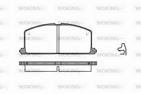 Brake Pad Set, disc brake (P0673.04)