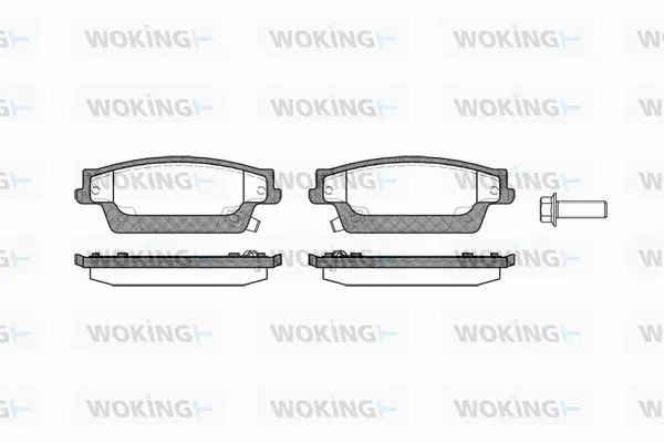 Brake Pad Set, disc brake (P11873.04)