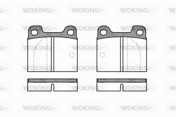 Brake Pad Set, disc brake (P1033.00)