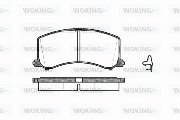 Brake Pad Set, disc brake (P4953.02)