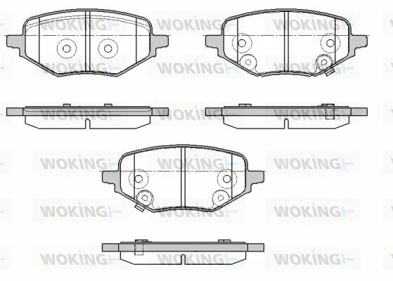 Brake Pad Set, disc brake (P18783.02)