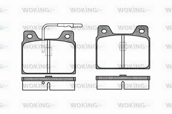 Brake Pad Set, disc brake (P1683.02)