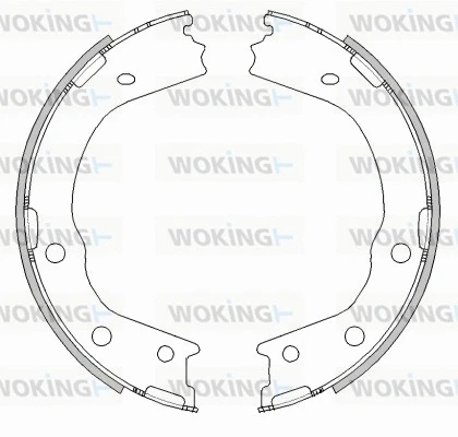 Brake Shoe, parking brake (Z4488.00)