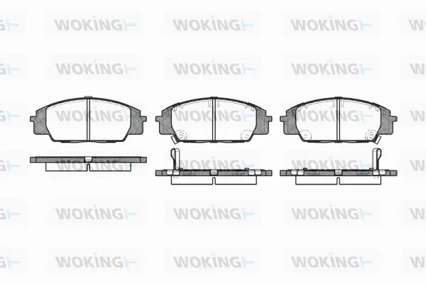 Brake Pad Set, disc brake (P6353.02)