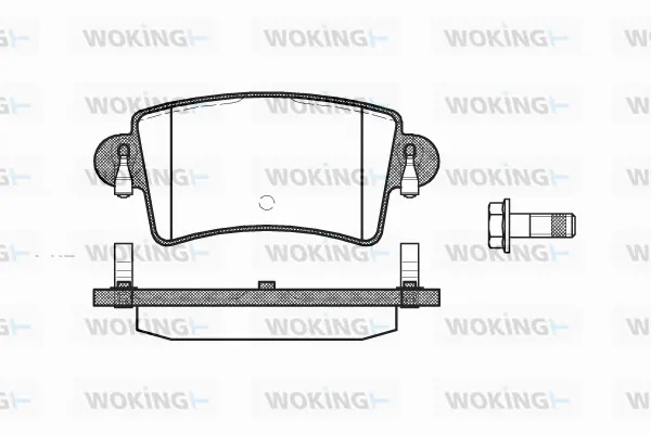 Brake Pad Set, disc brake (P9333.00)