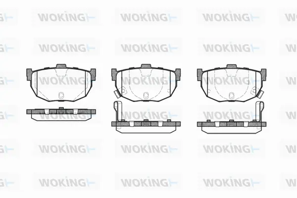 Brake Pad Set, disc brake (P3943.22)