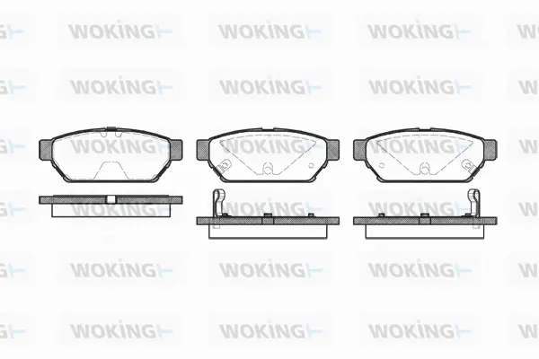 Brake Pad Set, disc brake (P5403.02)