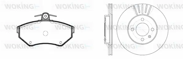 Brake Kit, disc brake (87313.01)