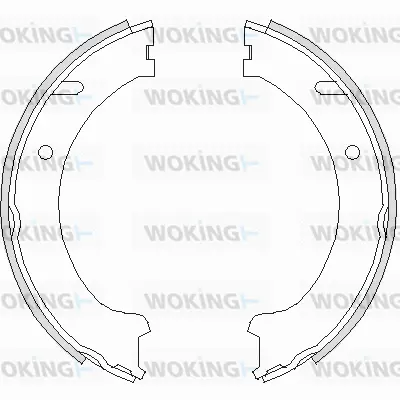 Brake Shoe, parking brake (Z4741.00)