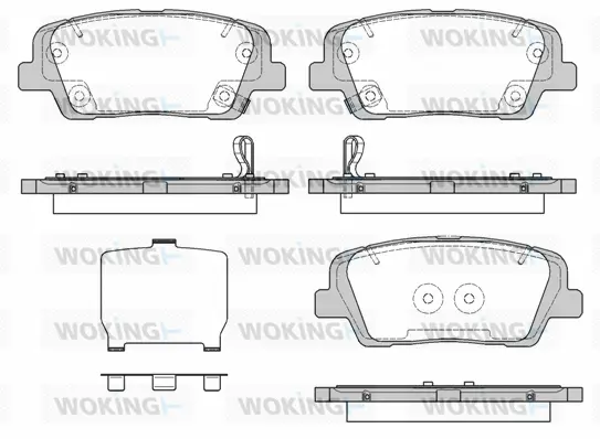 Brake Pad Set, disc brake (P13743.09)