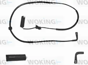 Warning Contact, brake pad wear (001031)