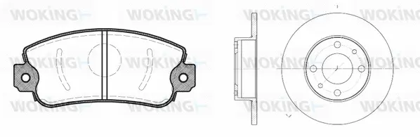 Brake Kit, disc brake (82723.00)