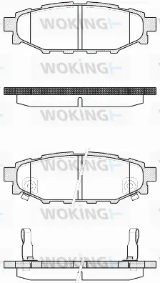 Brake Pad Set, disc brake (P10363.22)