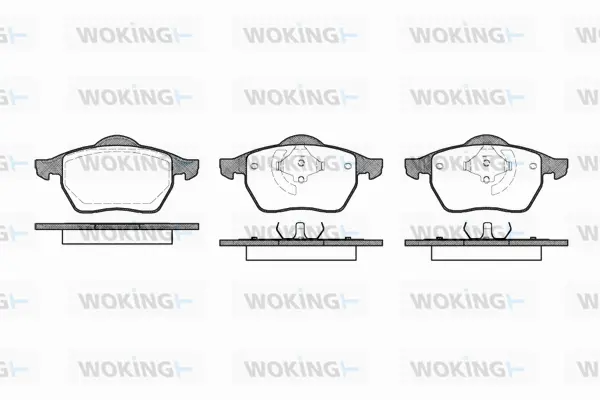 Brake Pad Set, disc brake (P2903.40)