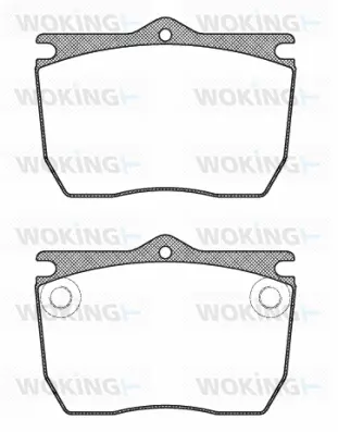 Brake Pad Set, disc brake (JSA 9243.20)