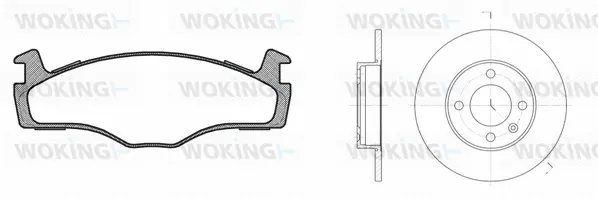 Brake Kit, disc brake (80713.03)