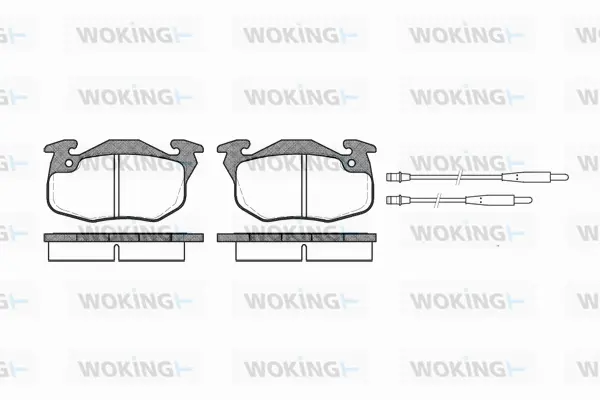Brake Pad Set, disc brake (P0923.44)