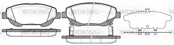 Brake Pad Set, disc brake (P15533.02)