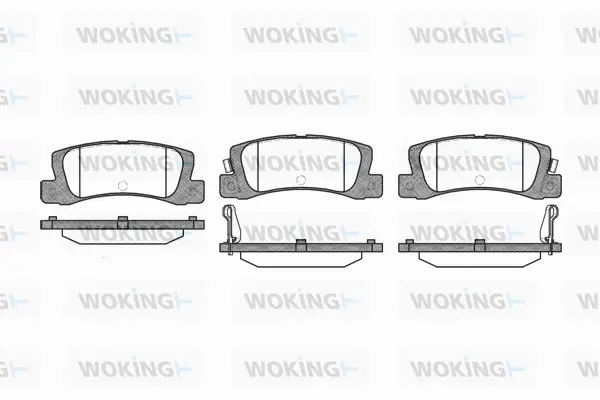 Brake Pad Set, disc brake (P3143.02)