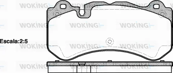 Brake Pad Set, disc brake (P13793.00)