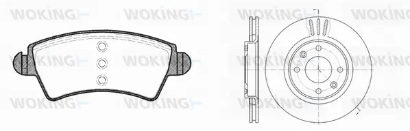 Brake Kit, disc brake (86263.01)
