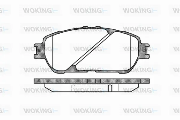 Brake Pad Set, disc brake (P9983.00)