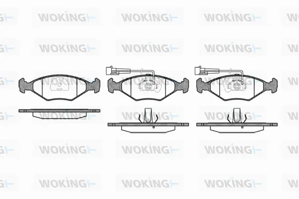 Brake Pad Set, disc brake (P3813.32)