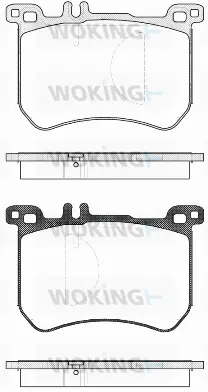 Brake Pad Set, disc brake (P14333.00)