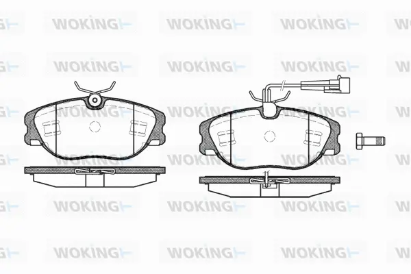 Brake Pad Set, disc brake (P2053.72)