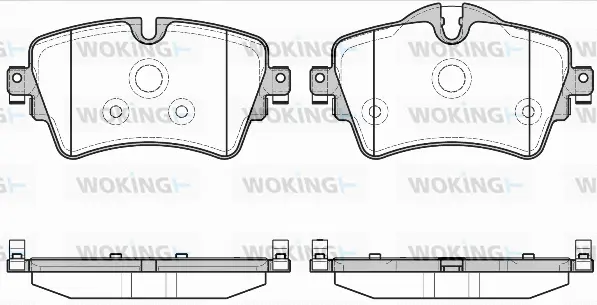Brake Pad Set, disc brake (P14993.08)