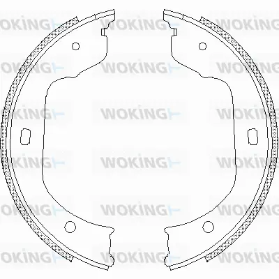 Brake Shoe, parking brake (Z4740.00)