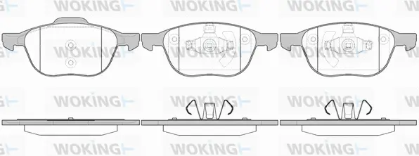 Brake Pad Set, disc brake (P11823.00)