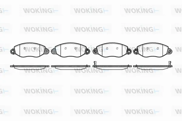 Brake Pad Set, disc brake (P6723.12)