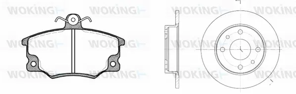 Brake Kit, disc brake (80463.00)