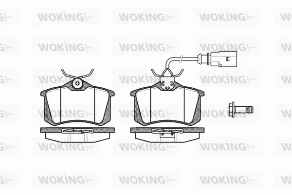 Brake Pad Set, disc brake (P3633.02)