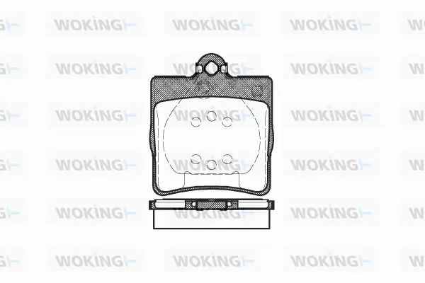 Brake Pad Set, disc brake (P7783.00)
