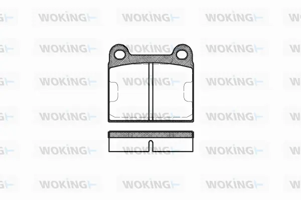 Brake Pad Set, disc brake (P1063.60)