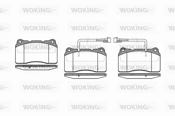 Brake Pad Set, disc brake (P7663.02)