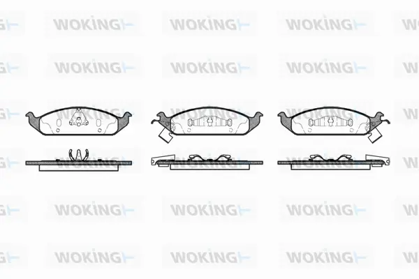 Brake Pad Set, disc brake (P4703.02)