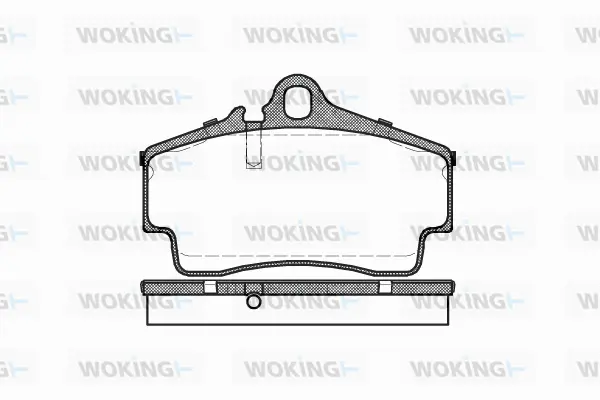 Brake Pad Set, disc brake (P7543.00)