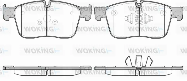 Brake Pad Set, disc brake (P17833.00)