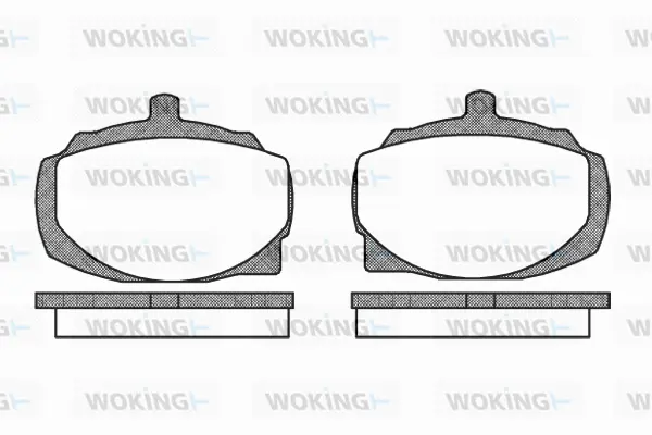Brake Pad Set, disc brake (P1493.10)