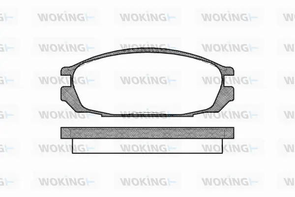 Brake Pad Set, disc brake (P3923.00)