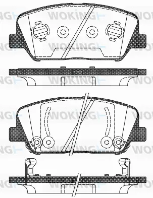 Brake Pad Set, disc brake (P12983.02)
