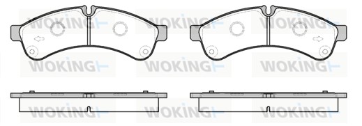 Brake Pad Set, disc brake (P12393.00)