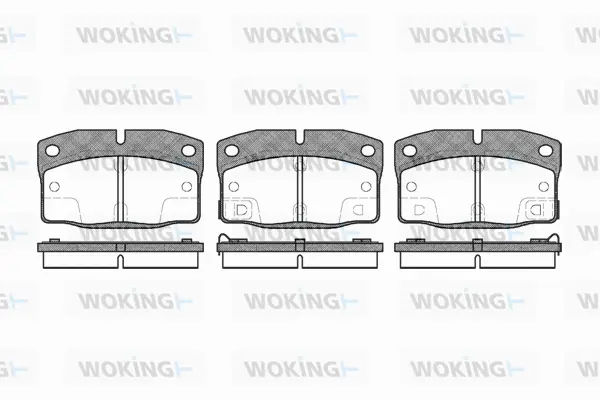 Brake Pad Set, disc brake (P3983.02)