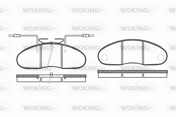 Brake Pad Set, disc brake (P1483.12)