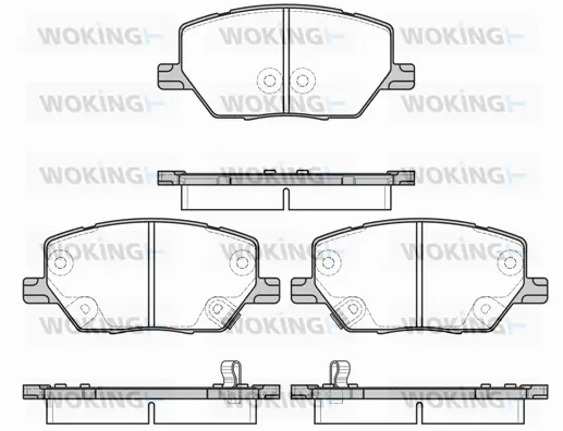 Brake Pad Set, disc brake (P17403.02)