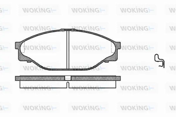 Brake Pad Set, disc brake (P5123.20)